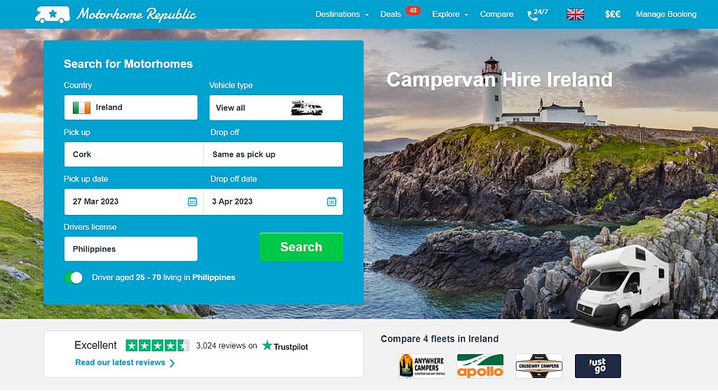 10 Best Campervan & Motorhome/RV Rentals In Ireland [2023]